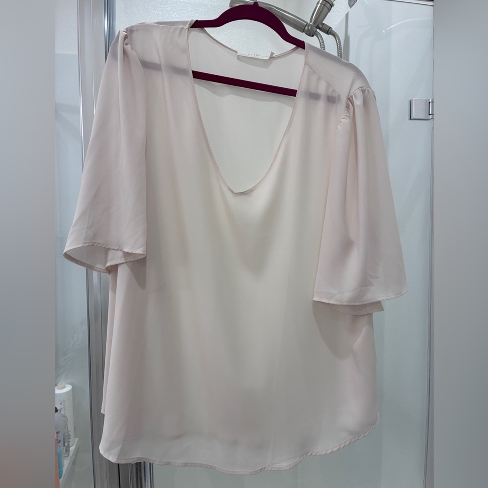 Lush Soft Cream Blouse